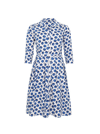 White And Blue Dress