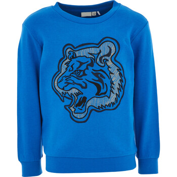 Blue Embroidered Lion Sweatshirt