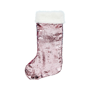 Fayuleus Pink Glitter Stocking