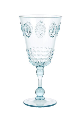 Turquoise Wine Glass