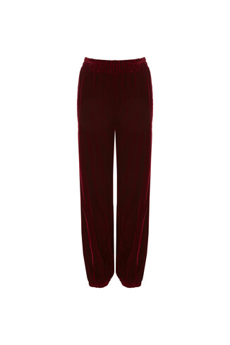 Red Velvet Trousers