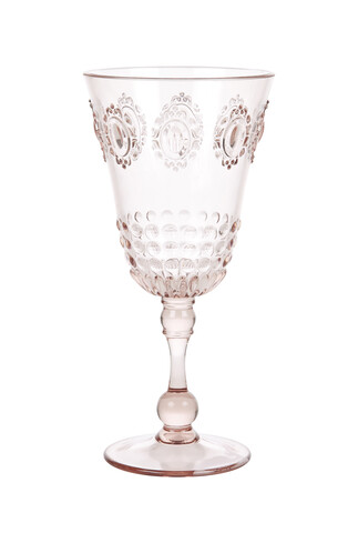Pink Wine Glass