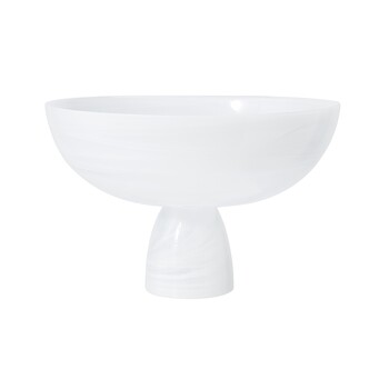 White Smokey Plate Stand