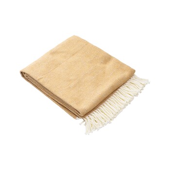 Mustard Triangle Throw