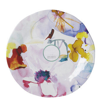 Flower Melamine Plate