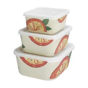 Food Box Orange Print