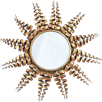 Antique Gold Starburst Mirror