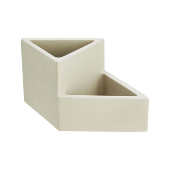 Neutral Christmas Grey Triangle Pencil Pot