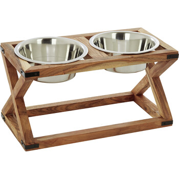 Stainless Steal Double Pet Feeder