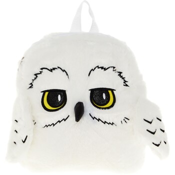 White Plush Owl Backpack