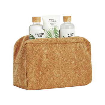 Neutral Christmas Bath Set In Cork