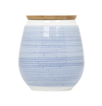 Blue Ceramic Jar