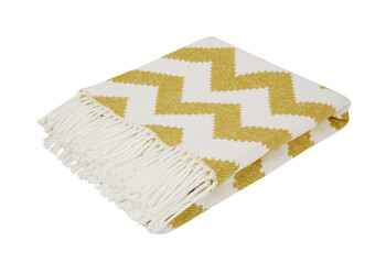 White & Yellow Throw