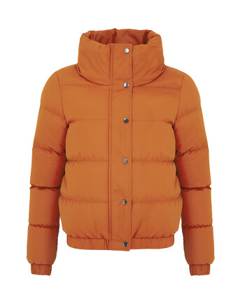 Orange Puffer Jacket