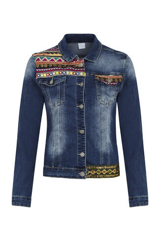 Embroidered Denim Jacket