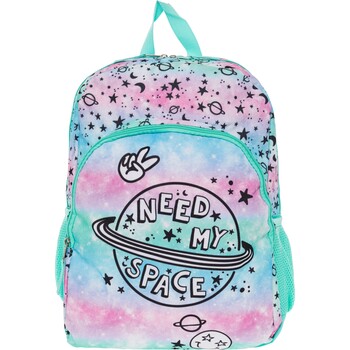 Mint & Pink Slogan Backpack