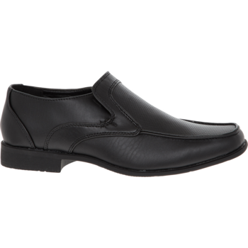 Black Perforated Loafers