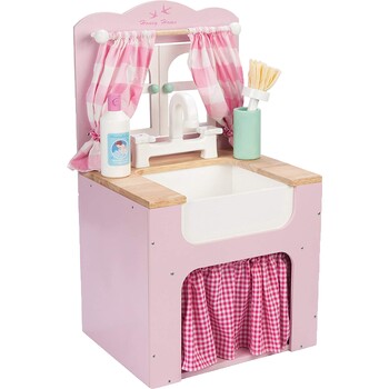 Pink Kitchen Sink Set