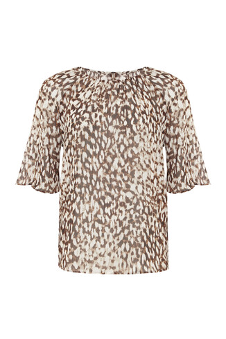 Leopard Print Blouse