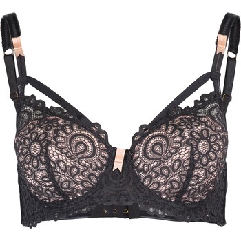 Grey & Pink Lace Bra