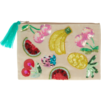 Pale Gold Fruit Pencil Case