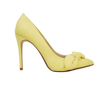Yellow Suede Heel