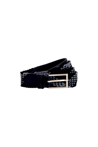 Black Stitched Belt