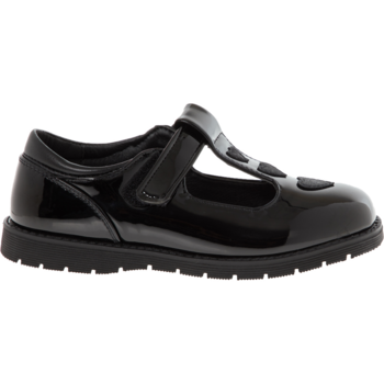 Black T-Bar Velcro Shoes