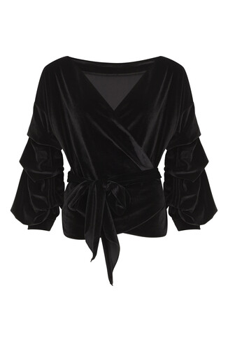 Black Velvet Top