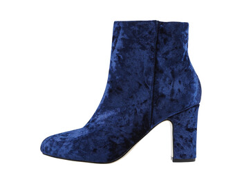 Blue Velvet Shoe