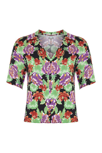 Floral Short Sleeve Shirt