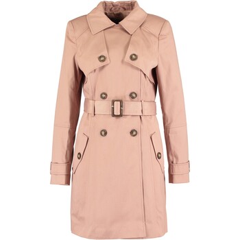 Dusty Pink Twill Trench Coat