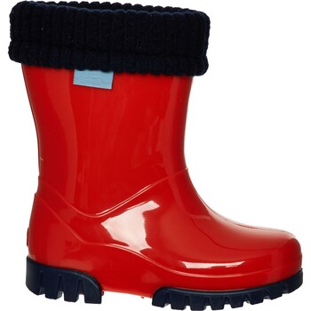 Red Lined Wellington Boots