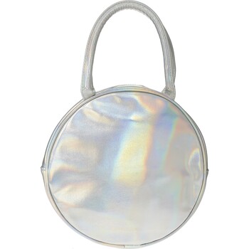 Silver Holographic Lined Lunch Bag