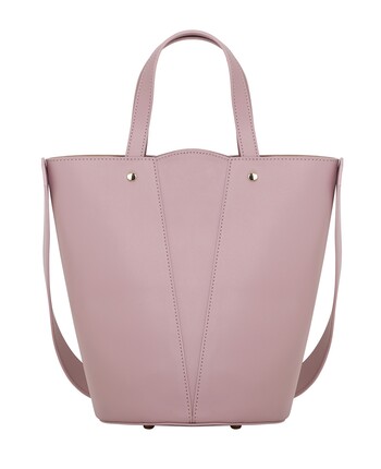 Pink Leather Handbag