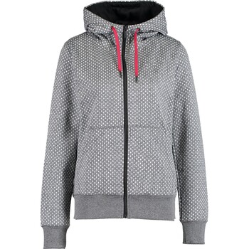 Grey Patterned Hoodie