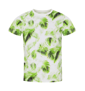 Palm Leave Print Tee