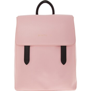 Powder Pink Leather Backpack