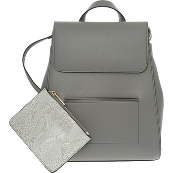 Grey Pouch Purse Backpack