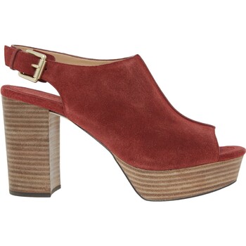 Brick Red Suede Ankle Boots