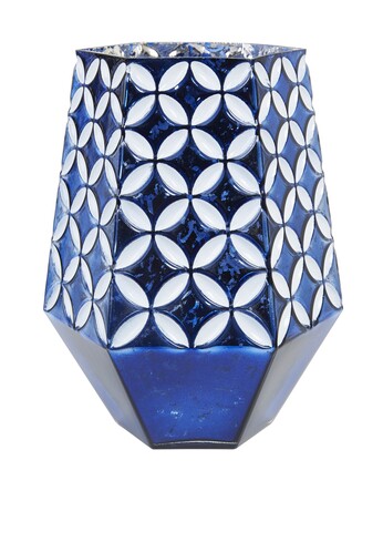 Blue-White Patterned Vase