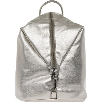 Silver Foldover Backpack