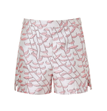 Pink Leaf Shorts