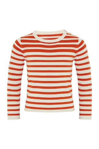 Orange Striped Jumper