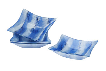 Small Blue Glass Dishes