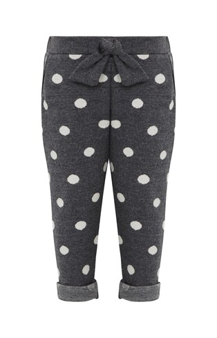 Grey Spot Baby Trousers