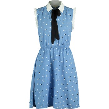 Blue & White Spotted Dress