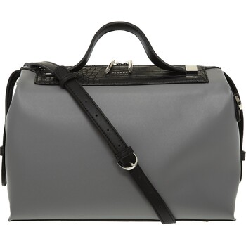 Grey & Black Bowler Bag